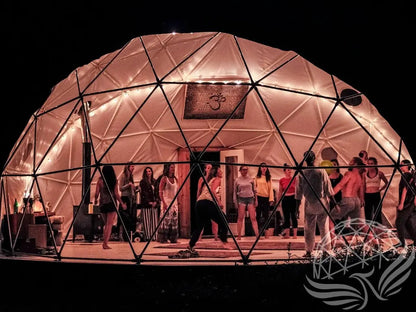 10M Deluxe Glamping Dome, Heavy Frame (White, Sage Green, Desert Beige) Phoenyx Domes