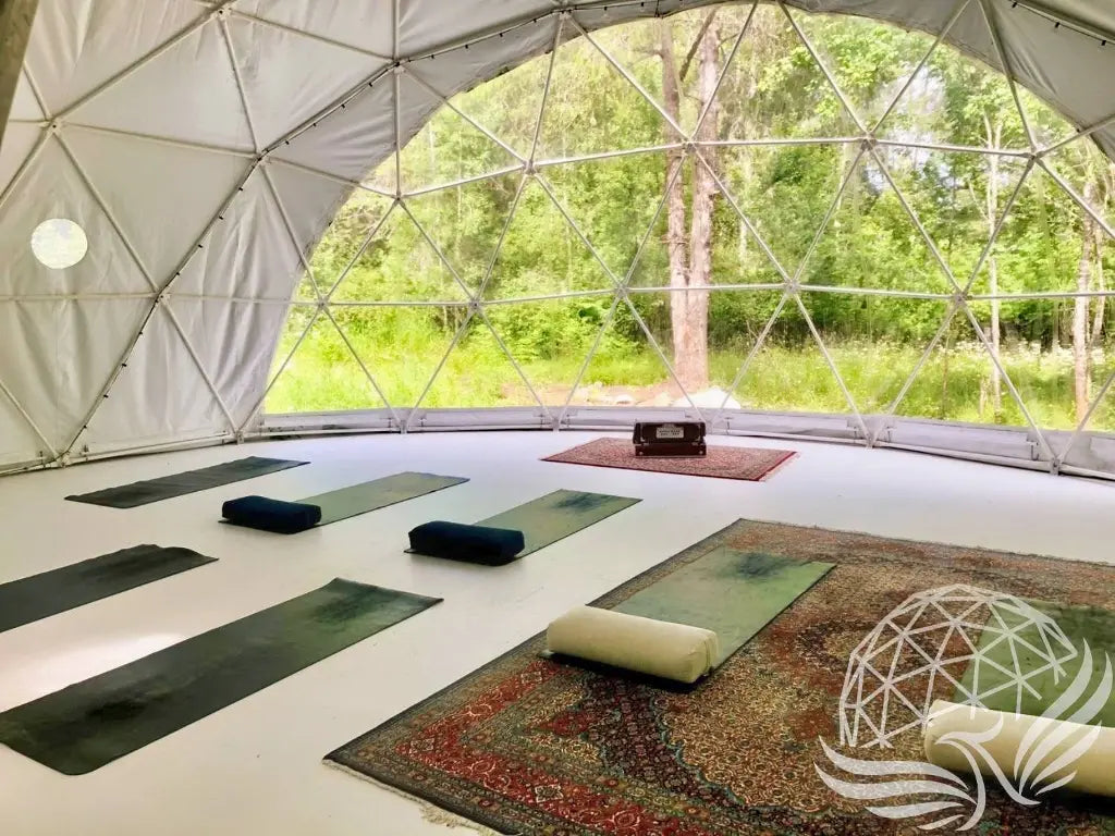 10M Deluxe Glamping Dome, Heavy Frame (White, Sage Green, Desert Beige) Phoenyx Domes