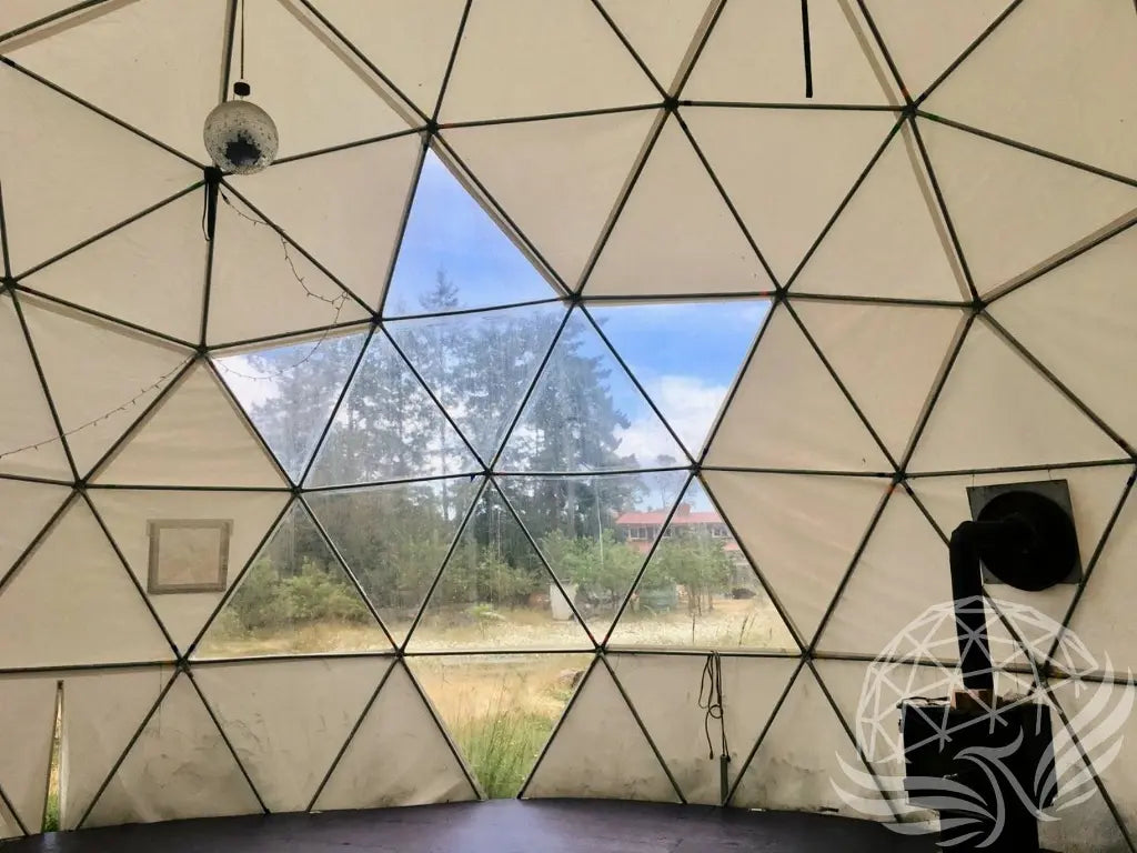 10M Deluxe Glamping Dome, Heavy Frame (White, Sage Green, Desert Beige) Phoenyx Domes