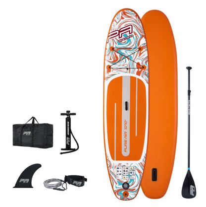 Aqua Marina Pure Air Coast 10'10" (Orange) – All-Round iSUP with Adjustable Aluminum Paddle and Safety Leash Aqua Marina