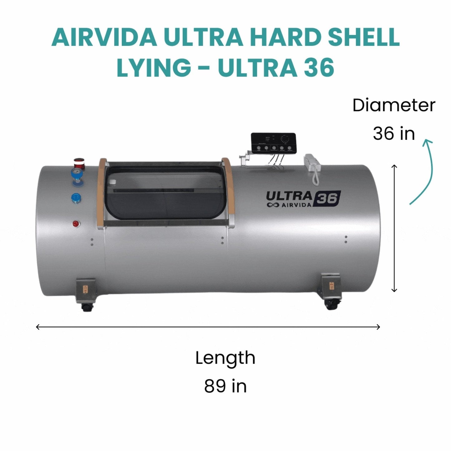 Airvida Ultra  1.3-2.0 ATA Hard Shell Lying Hyperbaric Chambers The Recovery Outlet