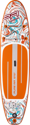 Aqua Marina Pure Air Coast 10'10" (Orange) – All-Round iSUP with Adjustable Aluminum Paddle and Safety Leash Aqua Marina