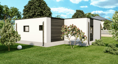 Urbana Casa Duo – 2 -Bedroom Luxury Modular Home Offset Living