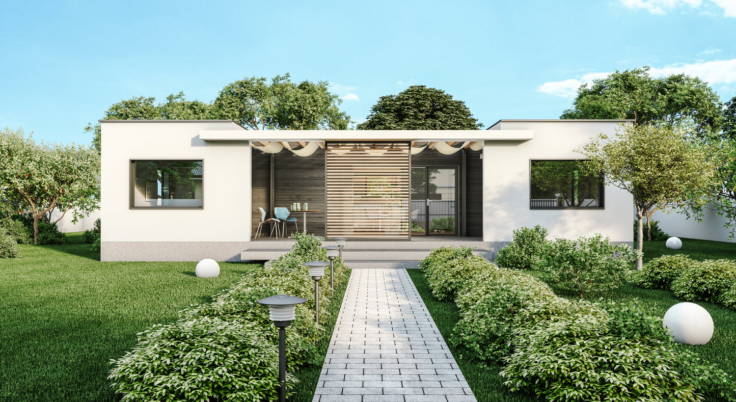 Urbana Casa Duo – 2 -Bedroom Luxury Modular Home Offset Living