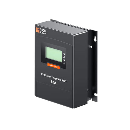 BRAVO 50 DC | 50 Amp DC-DC Solar Charge Controller with MPPT | Premium 50A 12V/24V DC-DC Solar Controller with MPPT for RVs, Trailers, Campers, Vans, Boats, Off-Grid | #1 Ranked DC to DC Solar Controller Rich Solar