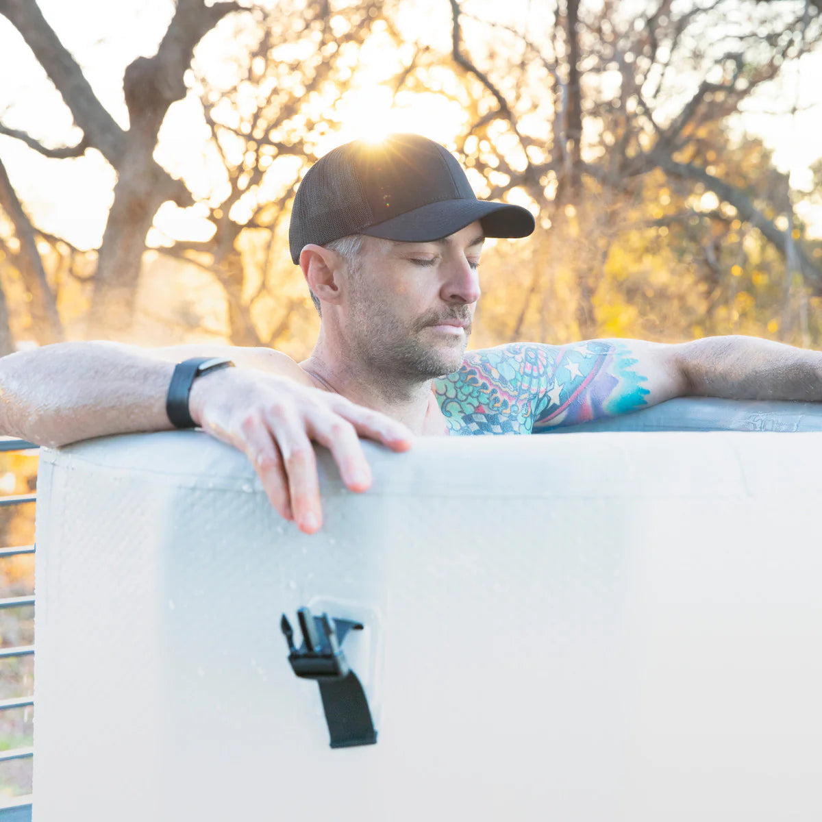 Inflatable Barrel Plunge – Compact Hot &amp; Cold Therapy Revive