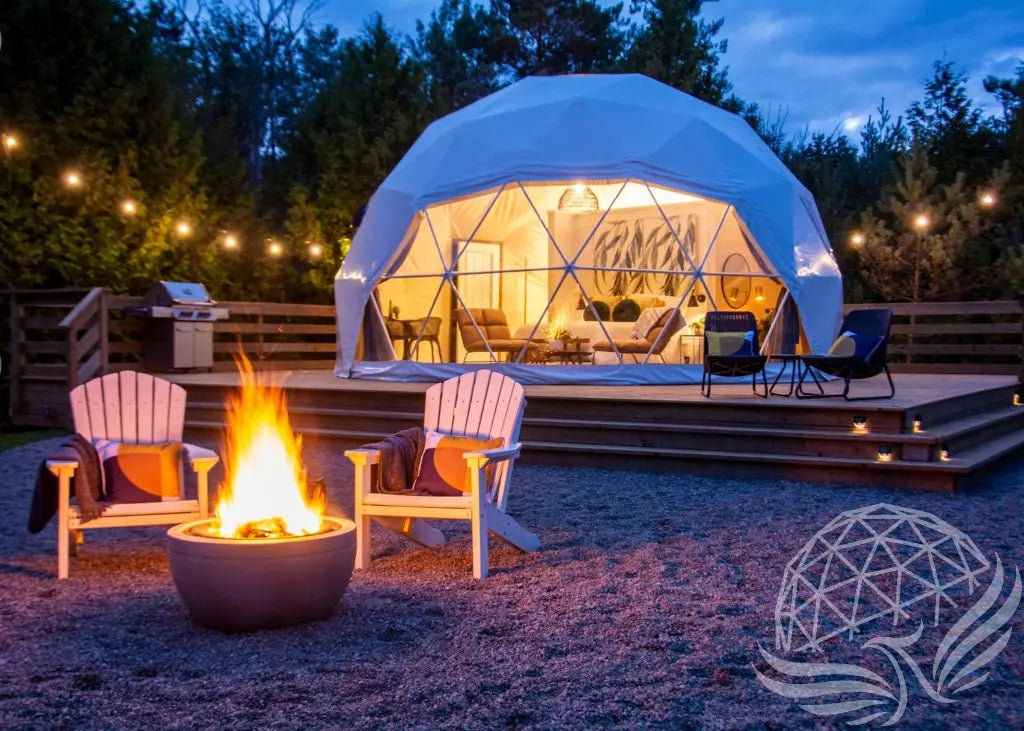 7M Deluxe Glamping Package Phoenyx Domes