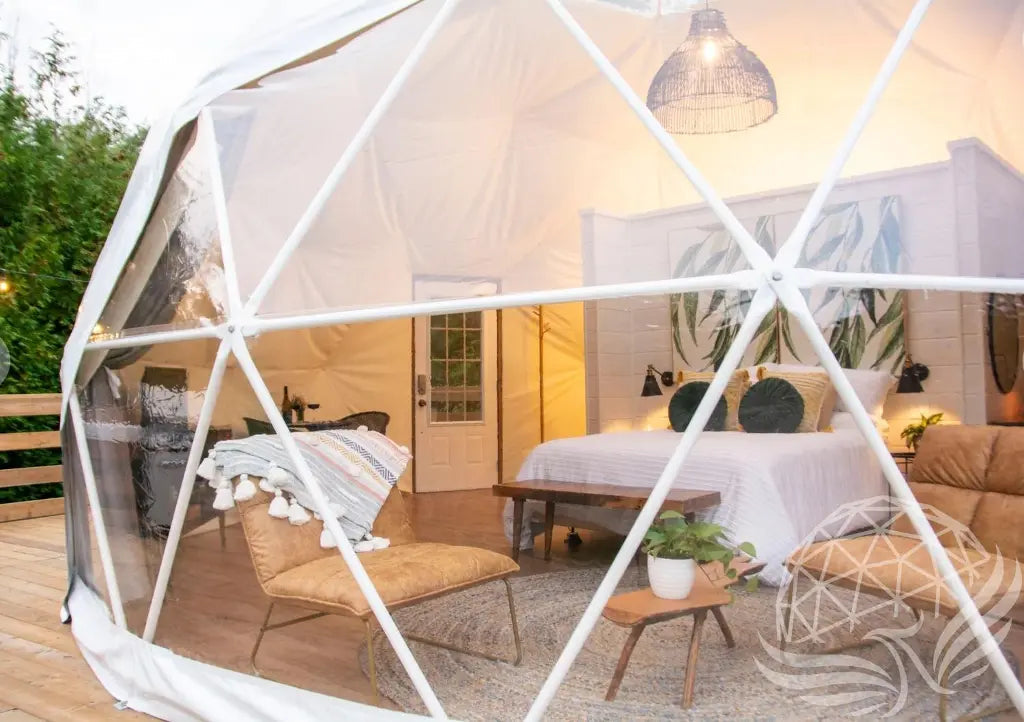7M Deluxe Glamping Package Phoenyx Domes