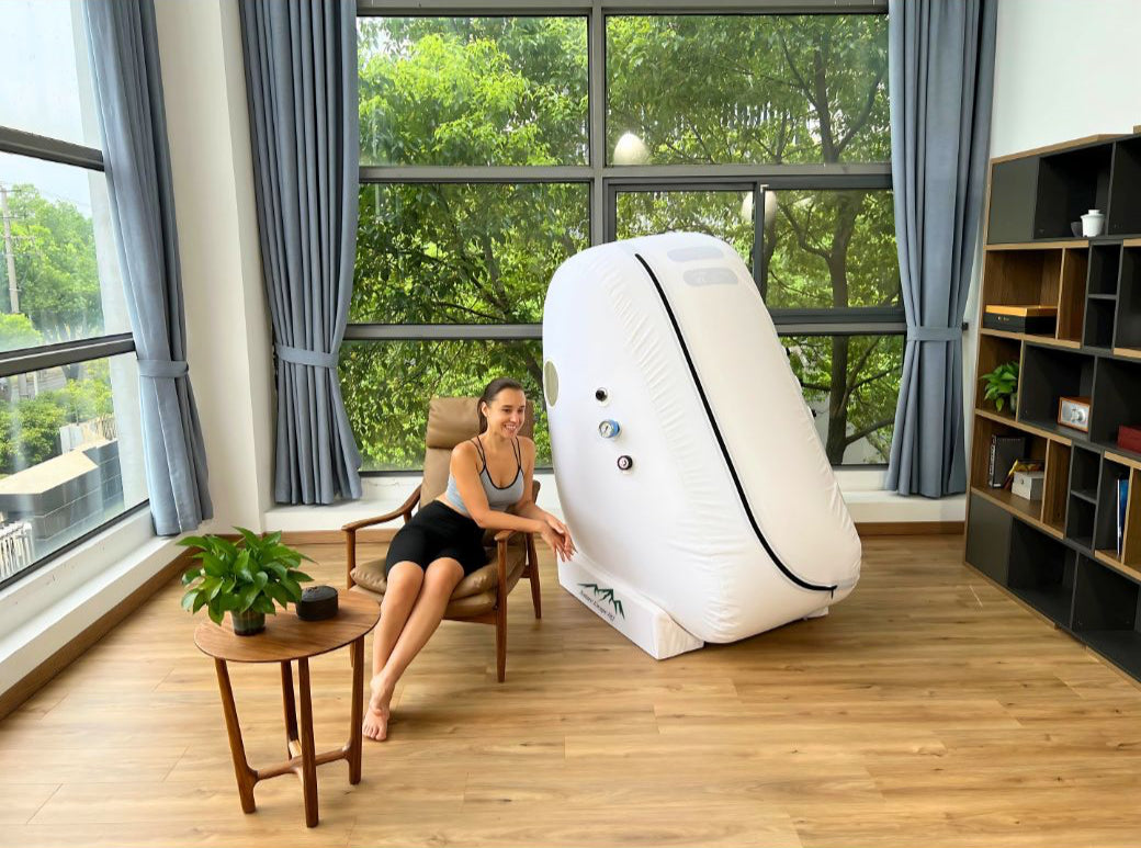 L1 Soft Sitting Hyperbaric Oxygen Chamber | 1.3–1.5 ATA Nature Escape HQ