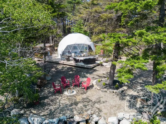 8M Deluxe Glamping Dome, Heavy Frame Phoenyx Domes