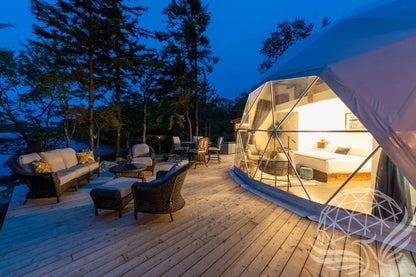8M Deluxe Glamping Package - MF Phoenyx Domes