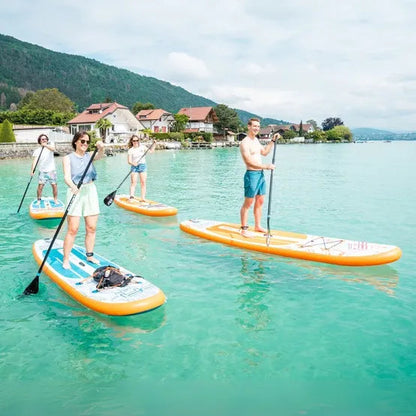 Aqua Marina Pure Air Coast 10'6" (Orange) – All-Round iSUP with Adjustable Aluminum Paddle and Safety Leash Aqua Marina