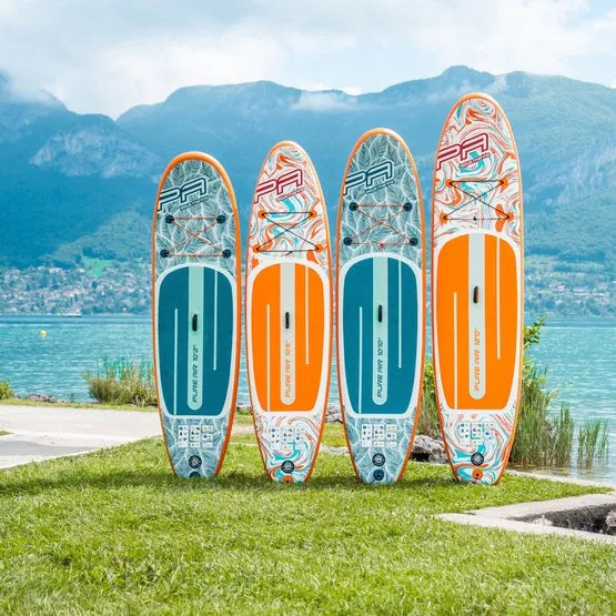Aqua Marina Pure Air Coast 10'6" (Orange) – All-Round iSUP with Adjustable Aluminum Paddle and Safety Leash Aqua Marina