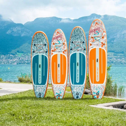 Aqua Marina Pure Air Coast 10'6" (Orange) – All-Round iSUP with Adjustable Aluminum Paddle and Safety Leash Aqua Marina