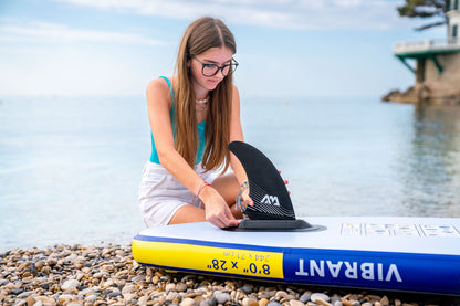 Aqua Marina Vibrant 8'0" – Youth All-Around iSUP, 2.44m/10cm, with Paddle and Safety Leash Aqua Marina