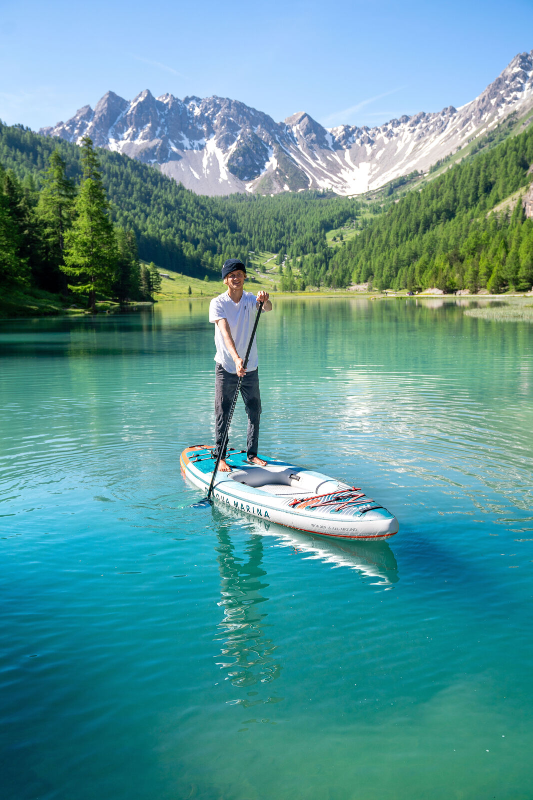 Aqua Marina Cascade 11'2" Inflatable Stand Up Paddle-Kayak Hybrid Board Aqua Marina