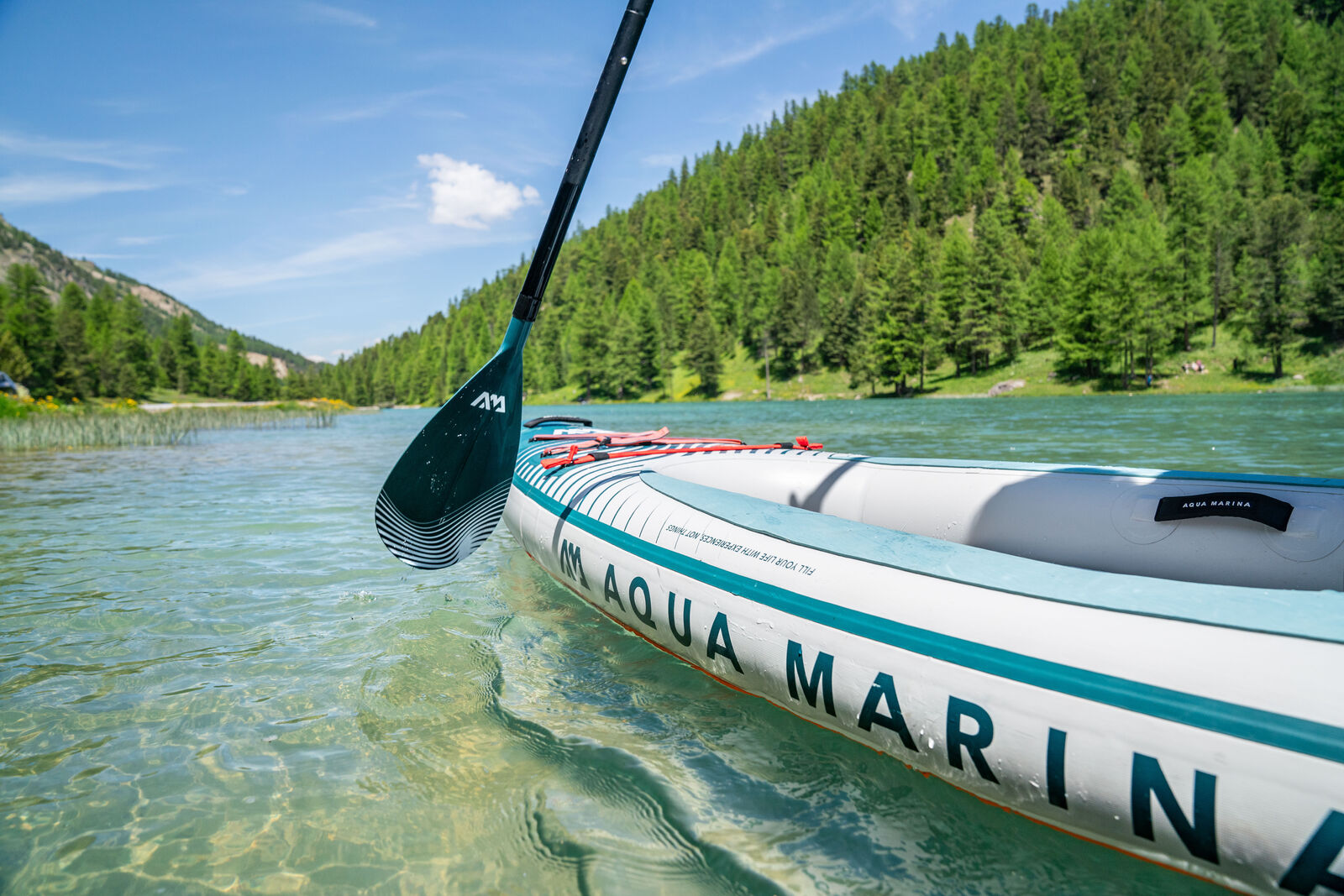 Aqua Marina Cascade 11'2" Inflatable Stand Up Paddle-Kayak Hybrid Board Aqua Marina