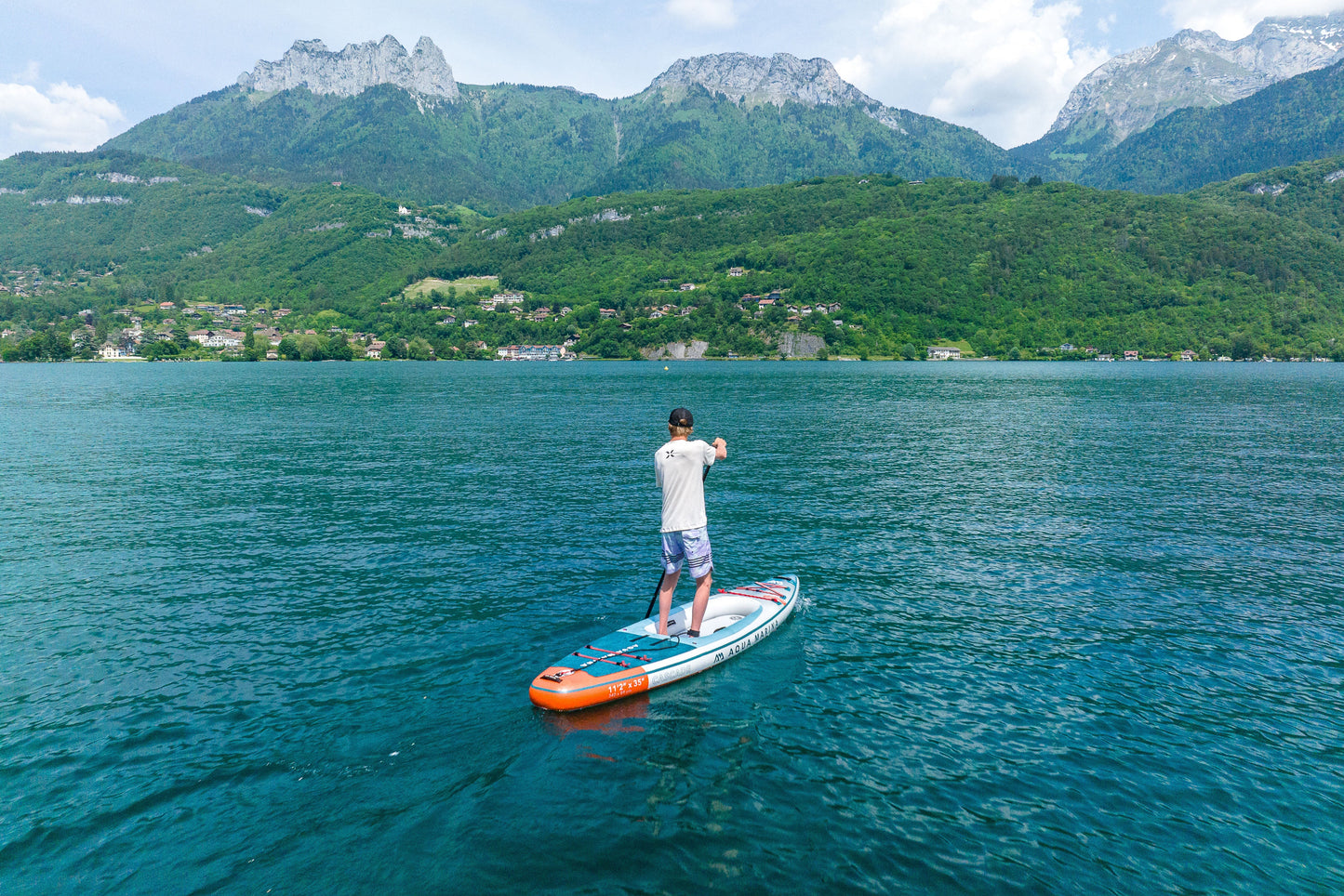 Aqua Marina Cascade 11'2" Inflatable Stand Up Paddle-Kayak Hybrid Board Aqua Marina
