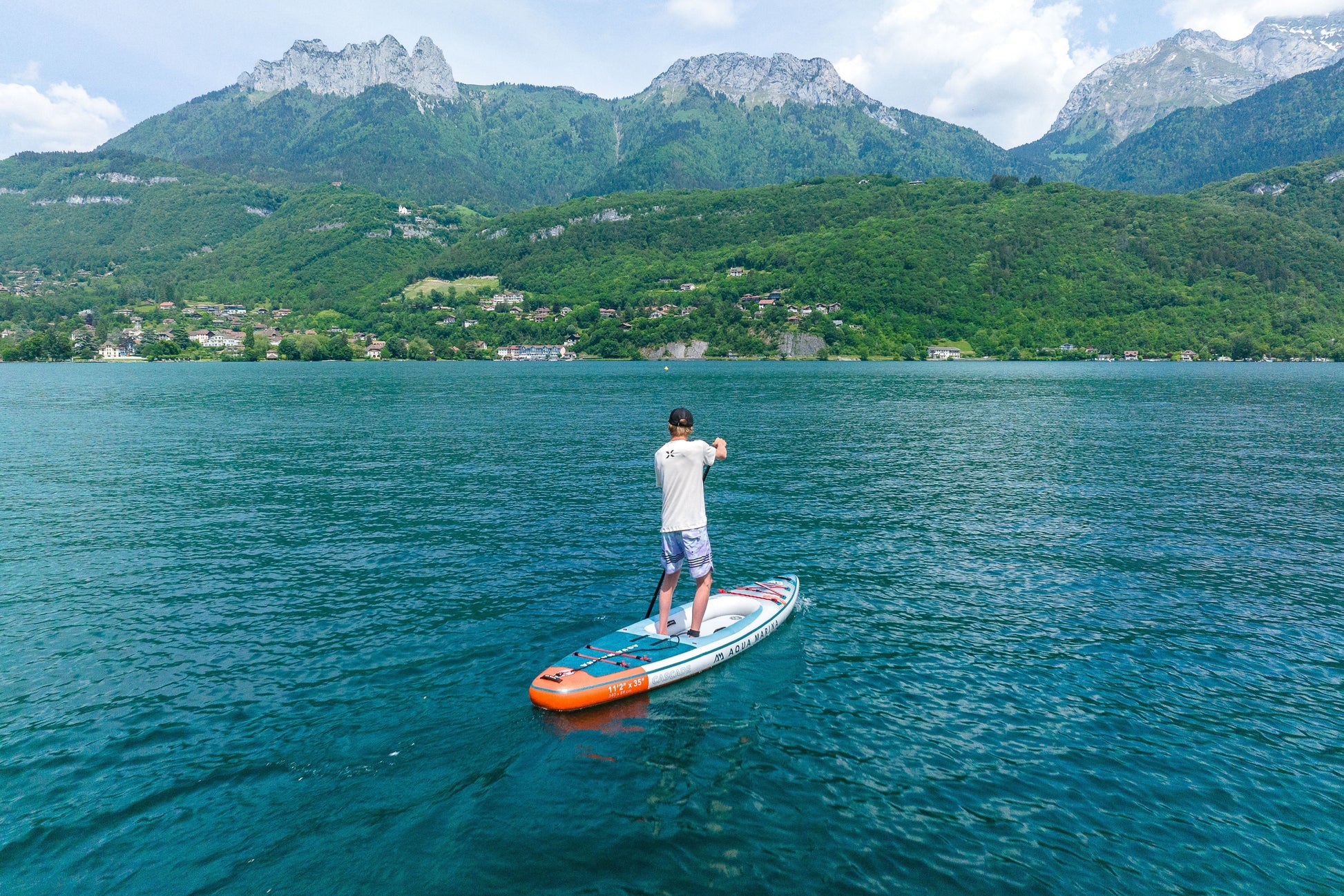 Aqua Marina Cascade 11'2" Inflatable Stand Up Paddle-Kayak Hybrid Board Aqua Marina