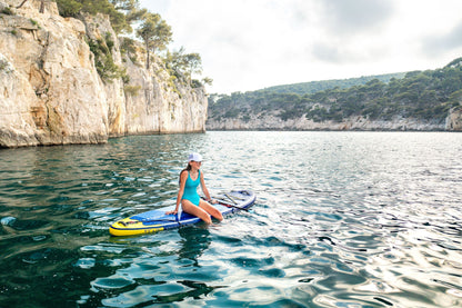 Aqua Marina Vibrant 8'0" – Youth All-Around iSUP, 2.44m/10cm, with Paddle and Safety Leash Aqua Marina