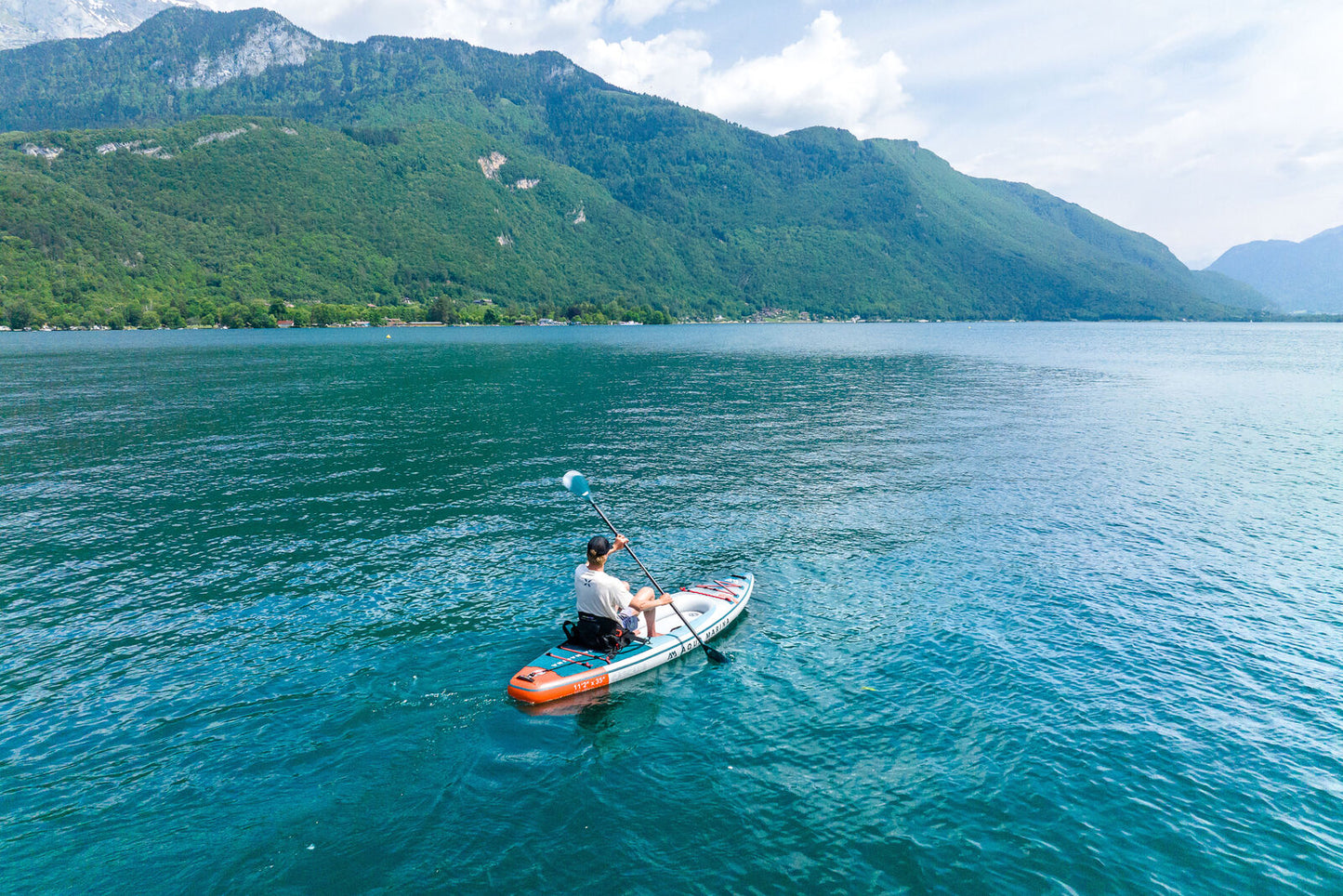 Aqua Marina Cascade 11'2" Inflatable Stand Up Paddle-Kayak Hybrid Board Aqua Marina