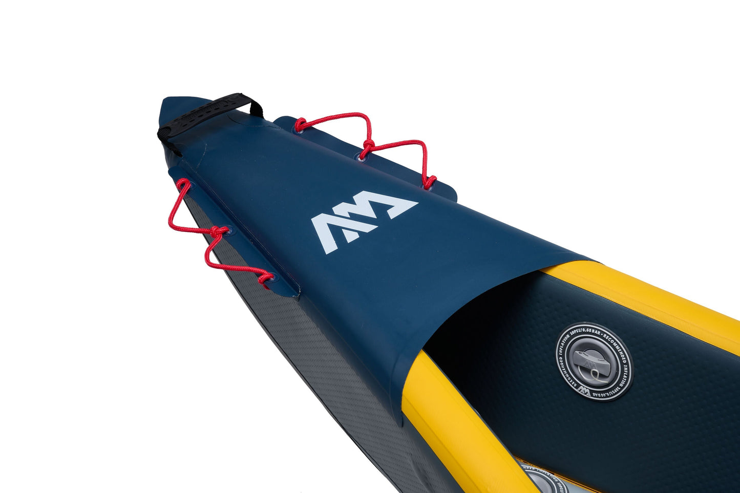 Aqua Marina Tomahawk AIR-K 375 High-Pressure Speed Kayak – 1-Person Touring Performance Kayak (DWF Deck, Paddle Excluded) Aqua Marina