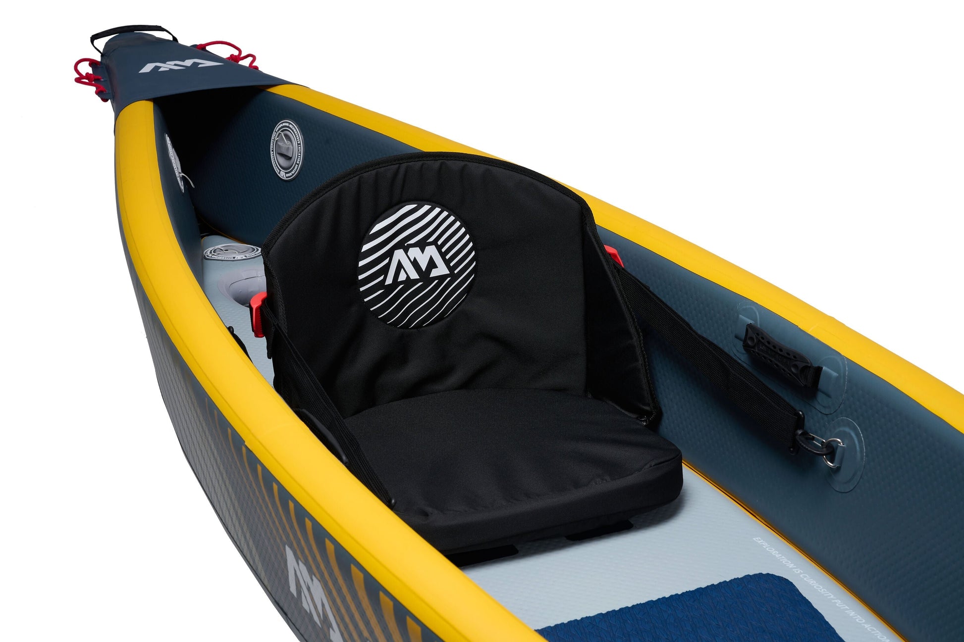Aqua Marina Tomahawk AIR-K 375 High-Pressure Speed Kayak – 1-Person Touring Performance Kayak (DWF Deck, Paddle Excluded) Aqua Marina
