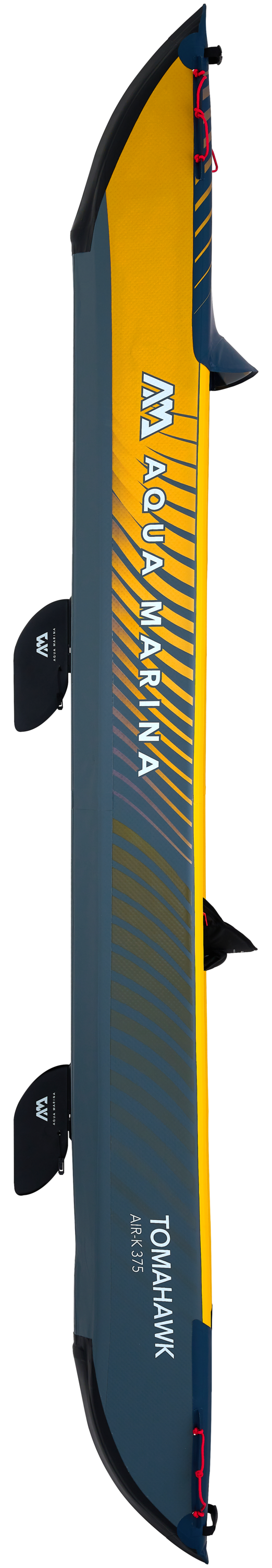 Aqua Marina Tomahawk AIR-K 375 High-Pressure Speed Kayak – 1-Person Touring Performance Kayak (DWF Deck, Paddle Excluded) Aqua Marina