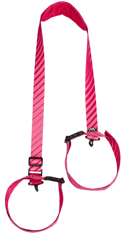 Coral (Raspberry) - Advanced All-around iSUP, 3.1m/12cm, with carbon/fiberglass hybrid PASTEL paddle, coil leash and carry strap Aqua Marina