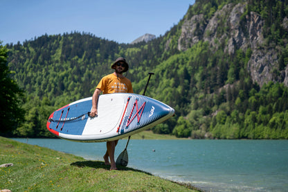 Aqua Marina Hyper 11'6" (Navy) – Touring iSUP, 3.5m/15cm, with Coil Leash Aqua Marina