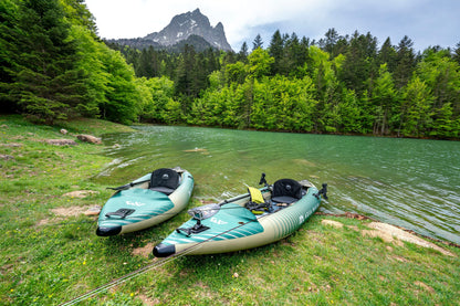 Aqua Marina Caliber 13'1" Angling Kayak – Modular Solo/Tandem Fishing Kayak with DWF Deck Aqua Marina