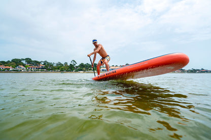 Aqua Marina Atlas (Sky Glider) – Advanced All-Around iSUP, 3.66m/15cm, with Carbon/Fiberglass Hybrid PASTEL Paddle and Coil Leash Aqua Marina