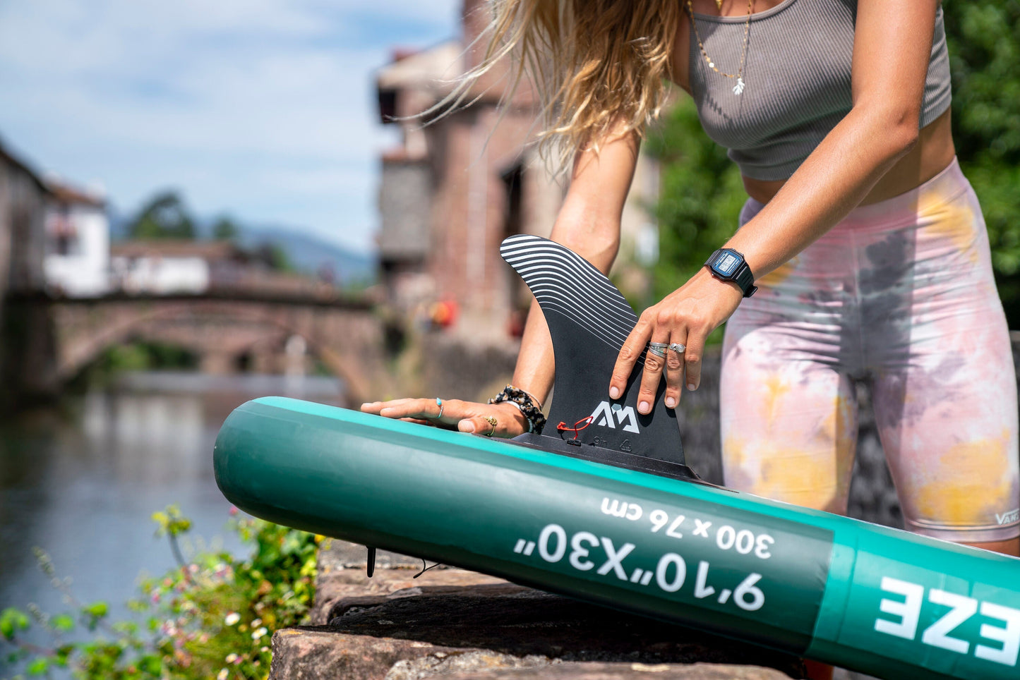 Aqua Marina Breeze 9'10" – Silver Tree Edition: The All-Around iSUP for Versatile Water Exploration Aqua Marina