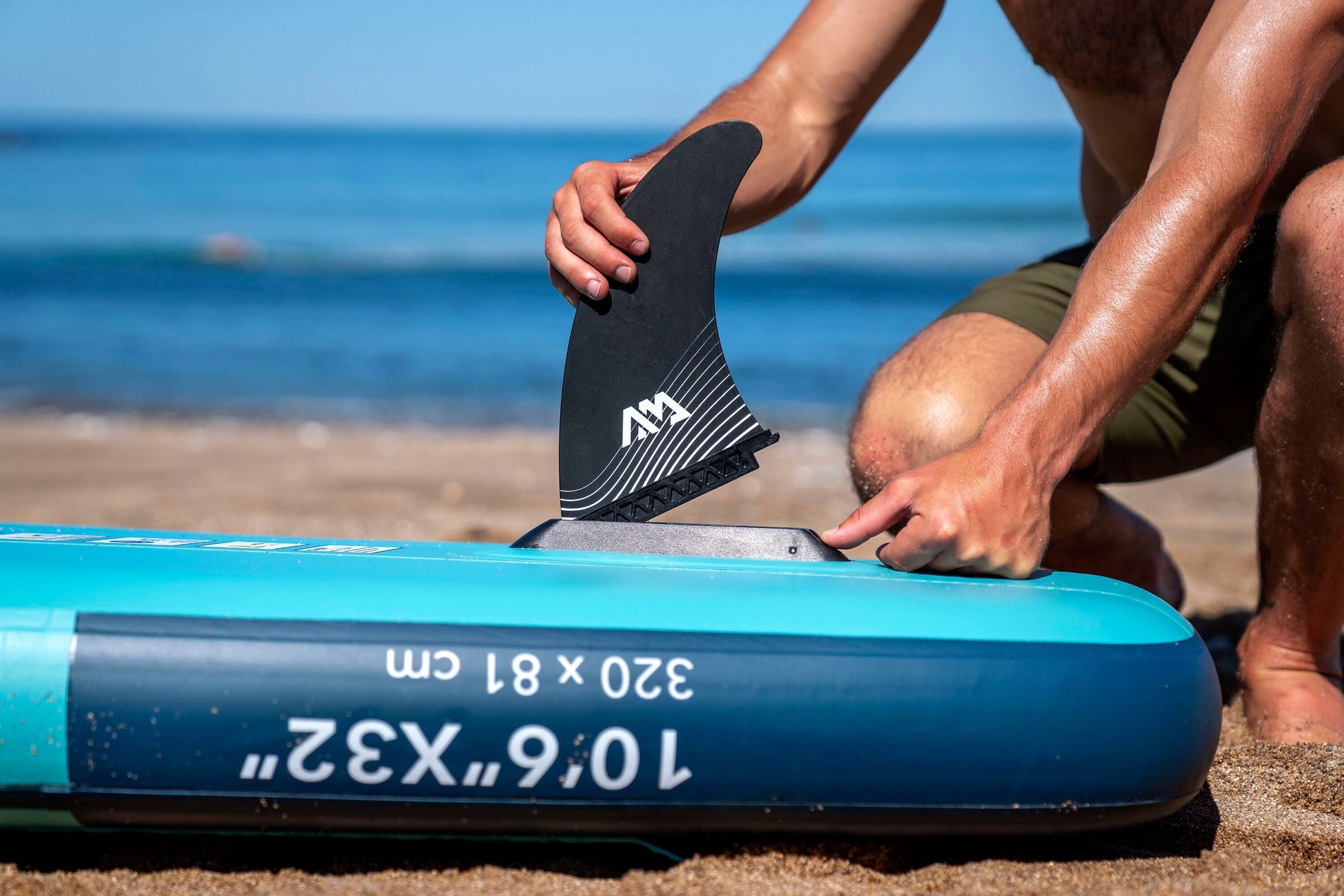 Beast (Aqua Splash) - Advanced All-around iSUP, 3.2m/15cm, with carbon/fiberglass hybrid PASTEL paddle and coil leash Aqua Marina