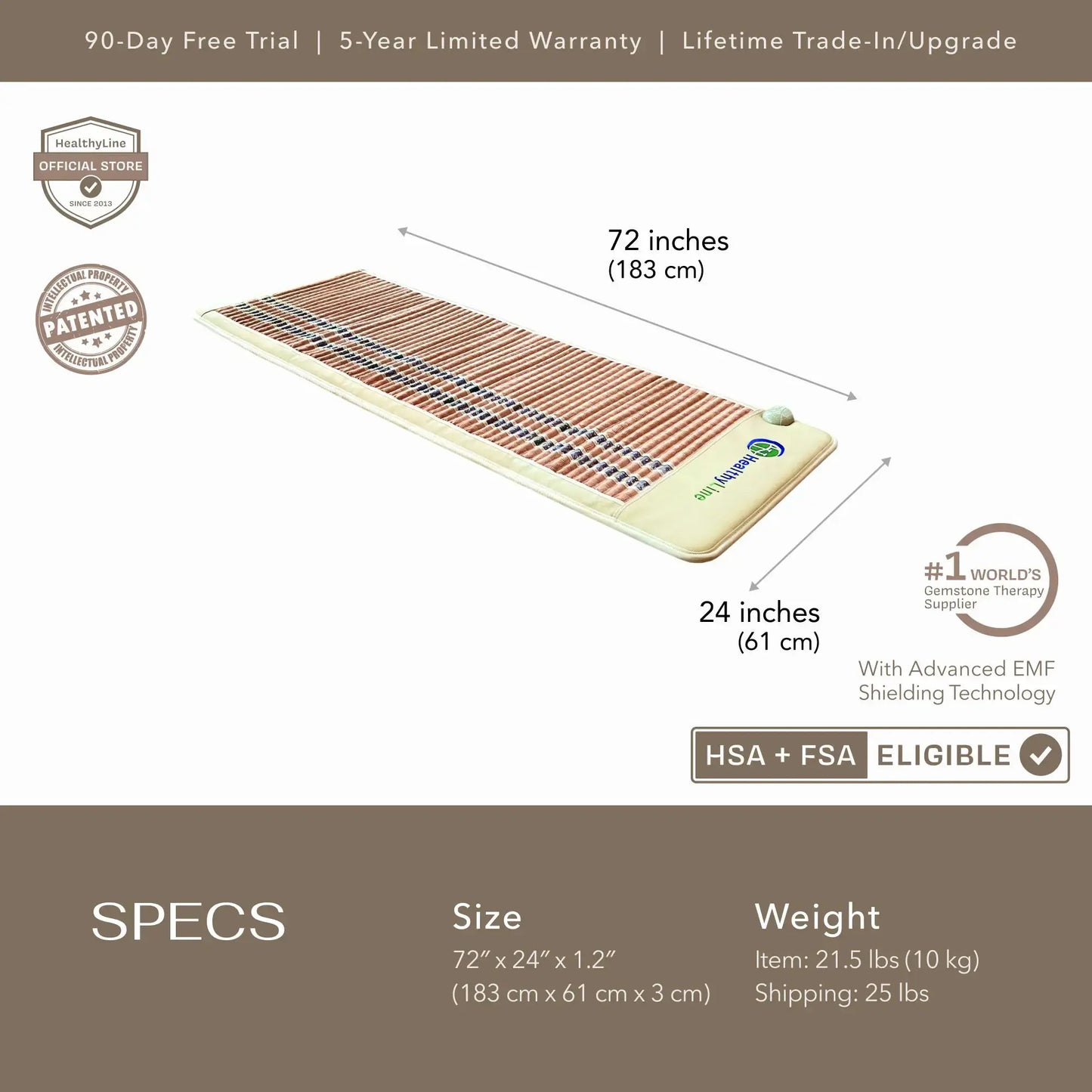 Advanced Full Body Infrared Wrap with 12 PEMF Programs