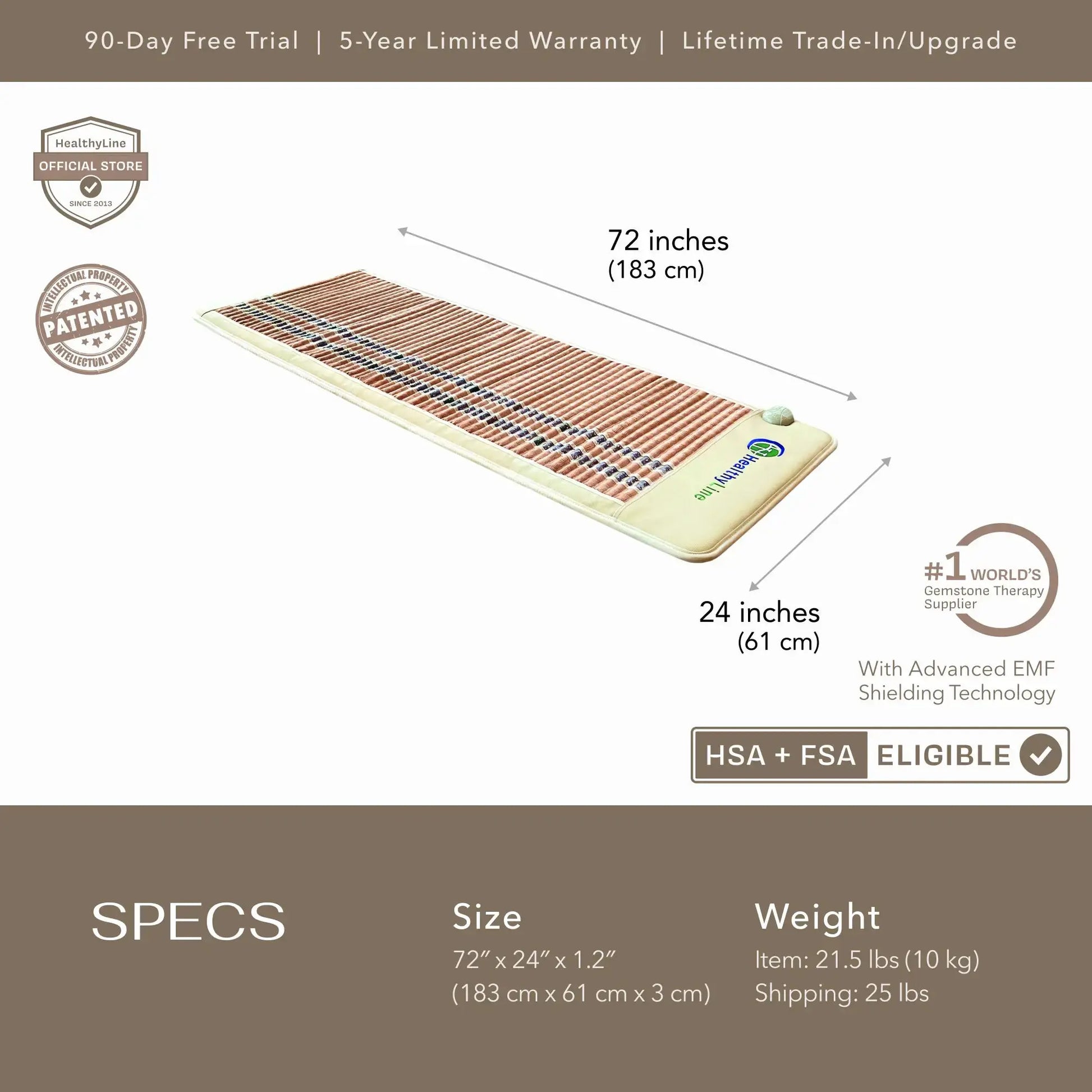 Advanced Full Body Infrared Wrap with 12 PEMF Programs