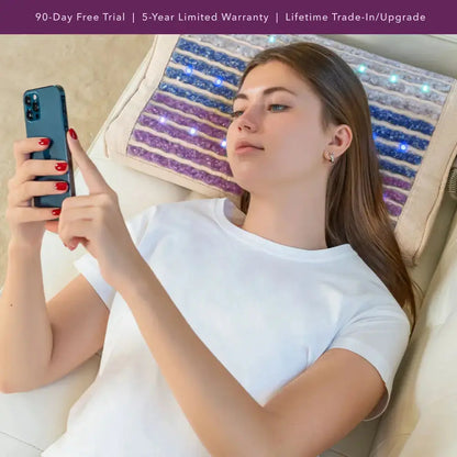 Gemstone Heating Pillow for Pain Relief and Sleep