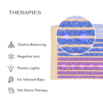 Gemstone Heating Pillow for Pain Relief and Sleep