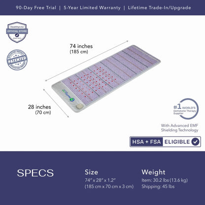 Advanced Full Body Infrared Wrap with 12 PEMF Programs