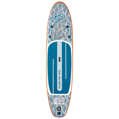 Aqua Marina Pure Air Tropic 12'0" (Blue) – All-Round iSUP with Adjustable Aluminum Paddle and Safety Leash Aqua Marina