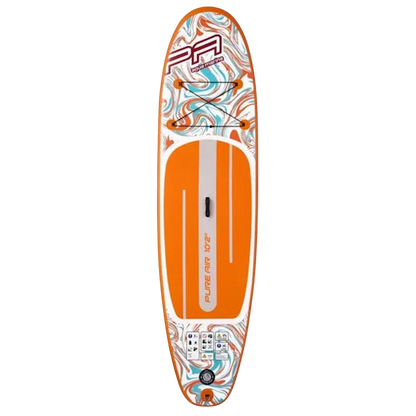 Aqua Marina Pure Air Coast 10'6" (Orange) – All-Round iSUP with Adjustable Aluminum Paddle and Safety Leash Aqua Marina