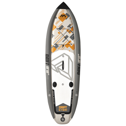 Aqua Marina Drift 10'10" – Fishing iSUP, 3.3m/15cm, with Aluminum SPORTS III Paddle and Safety Leash (Fishing Cooler Excluded) Aqua Marina