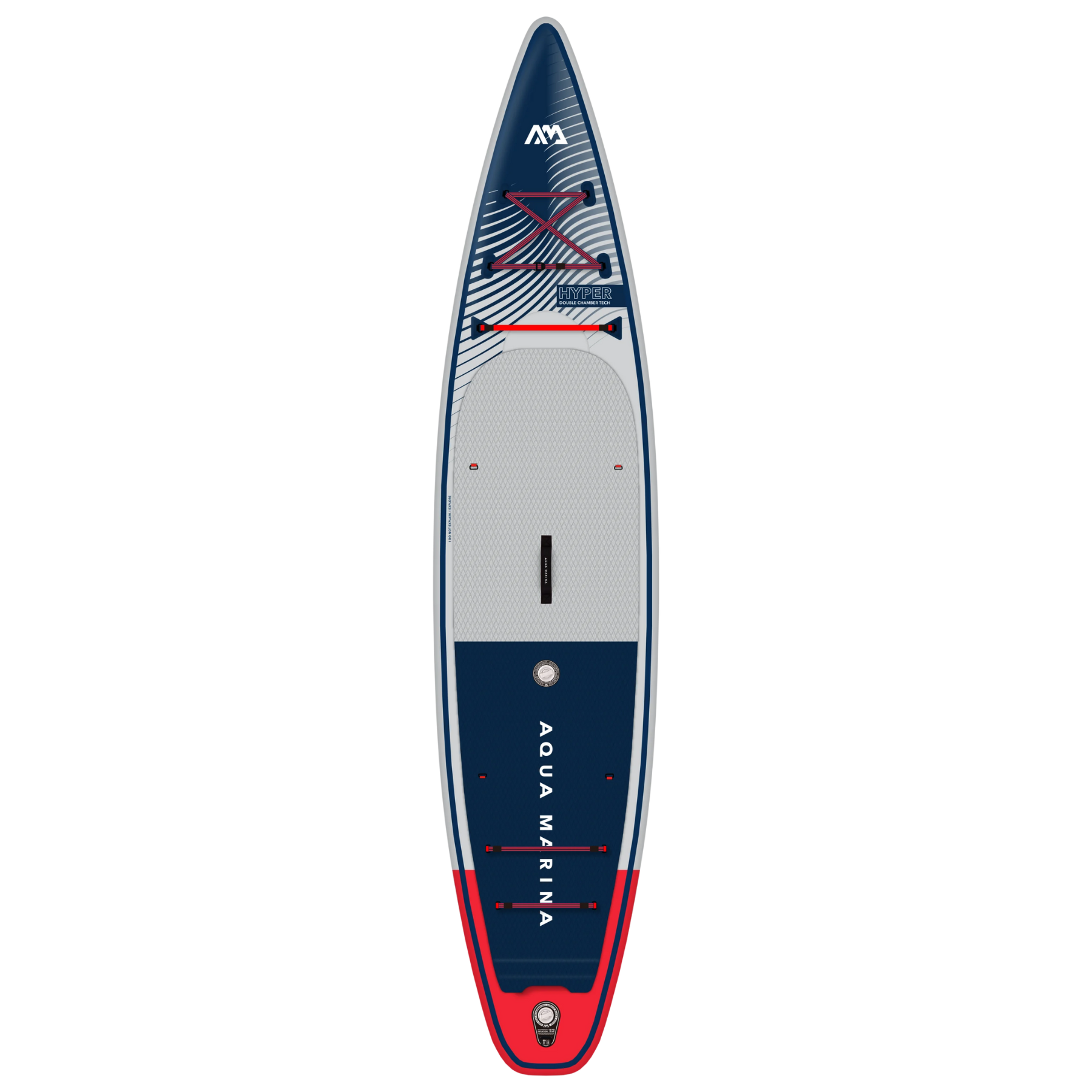 Aqua Marina Hyper 12'6" (Navy) – Touring iSUP, 3.81m/15cm, with Coil Leash Aqua Marina