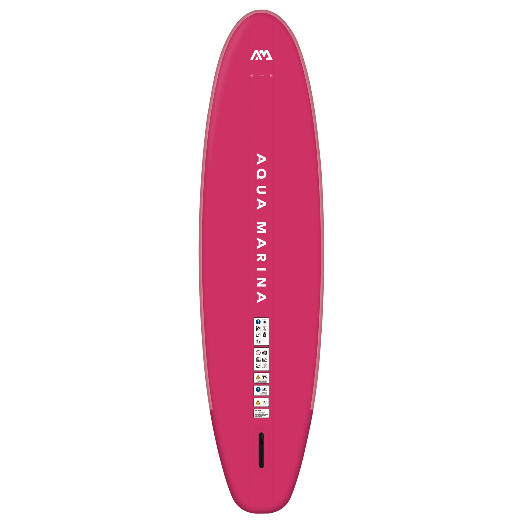 Aqua Marina Coral (Raspberry) - Advanced All-around iSUP, 3.1m/12cm, with carbon/fiberglass hybrid PASTEL paddle, coil leash and carry strap Aqua Marina