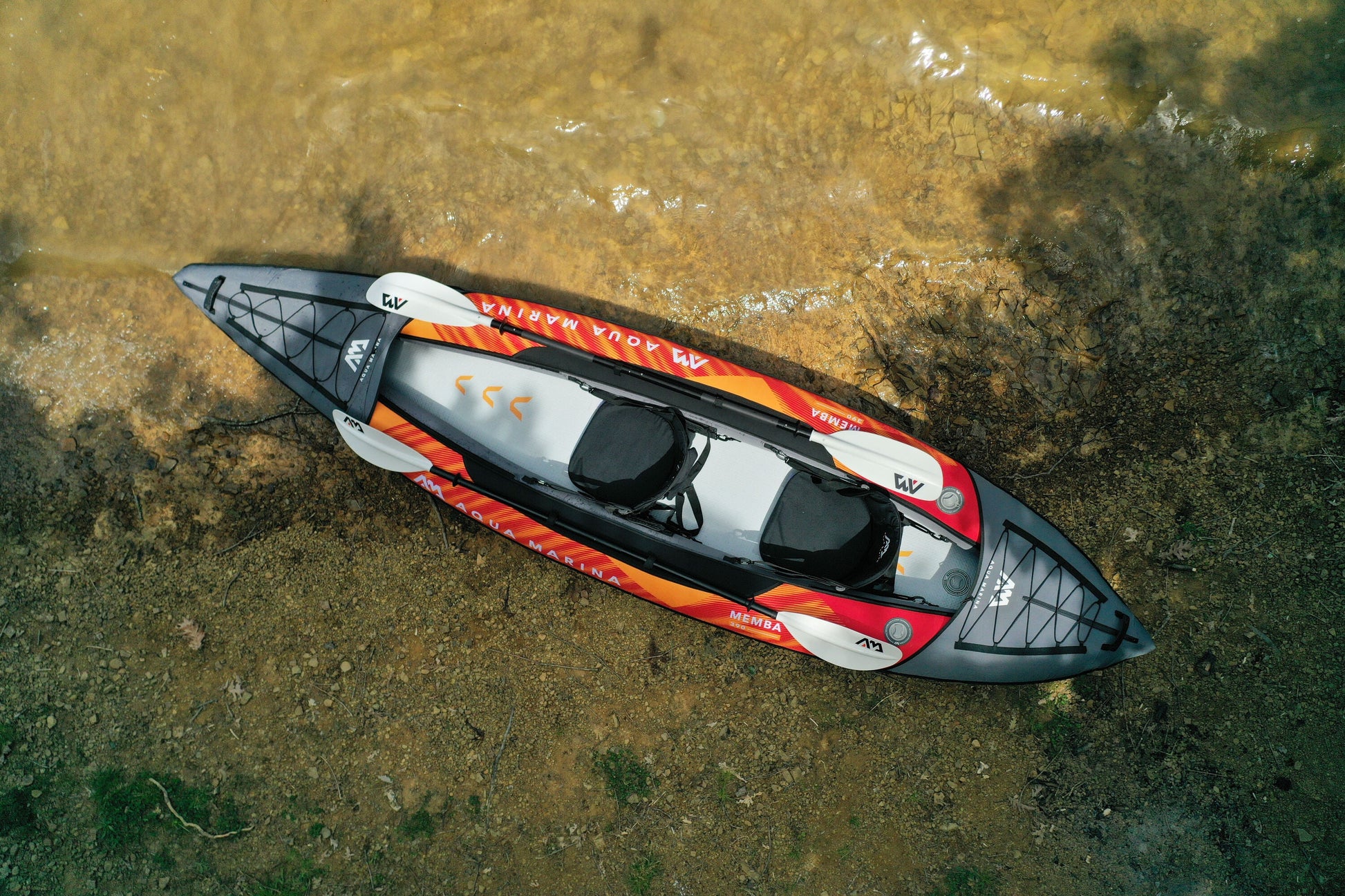 Aqua Marina Memba-390: High-Performance 2-Person Touring Kayak for Long-Distance Adventures Aqua Marina