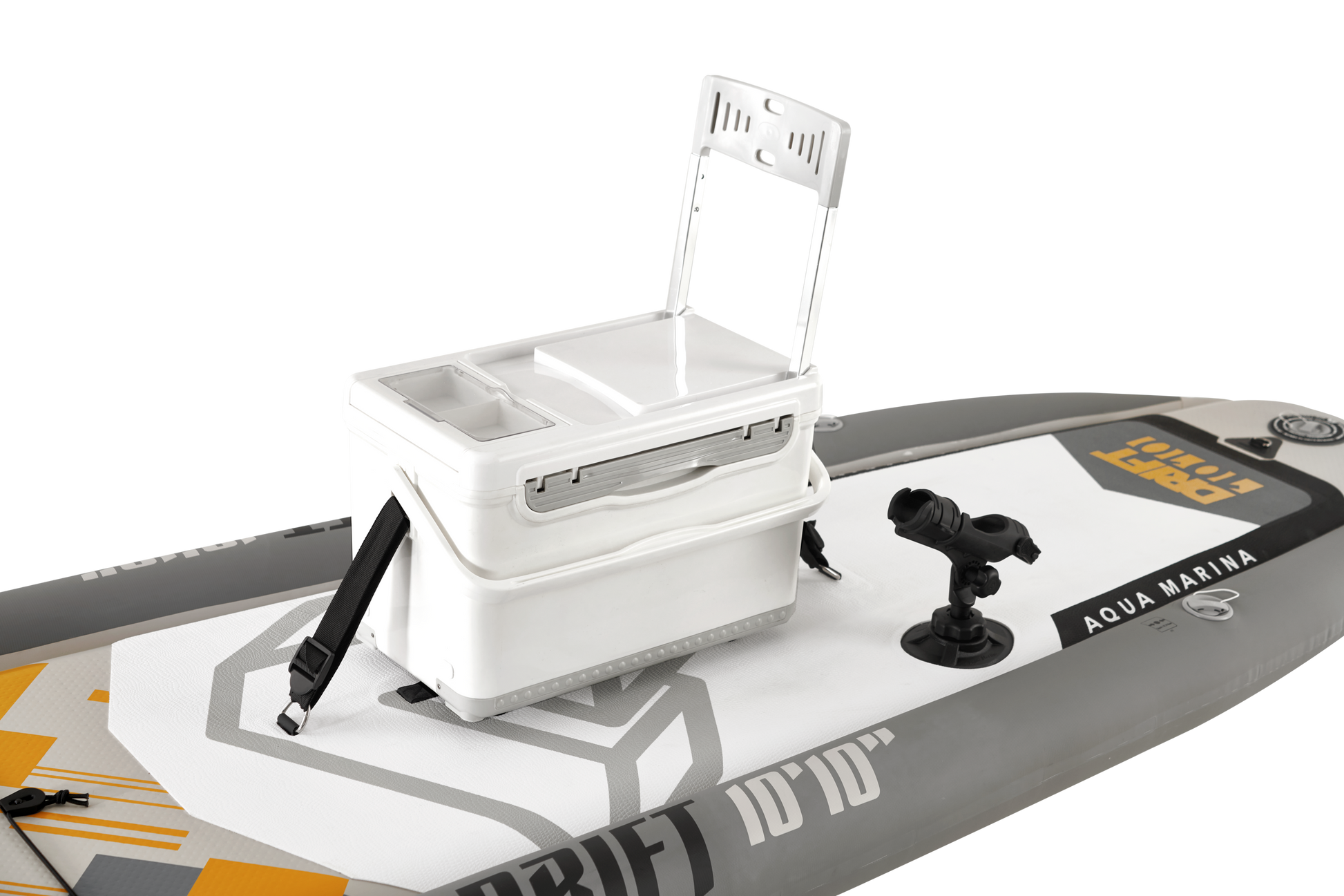 Drift - Fishing iSUP, 3.3m/15cm, with aluminum SPORTS III paddle and safety leash (Fishing Cooler excluded) Aqua Marina