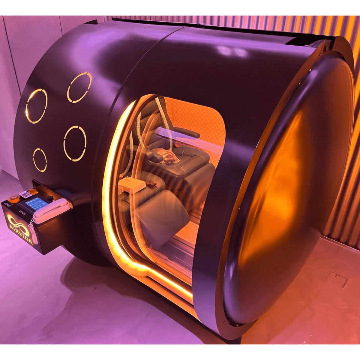 2.0 ATA Hardshell Multiplace Hyperbaric Chamber with BIBS Mask The Recovery Outlet