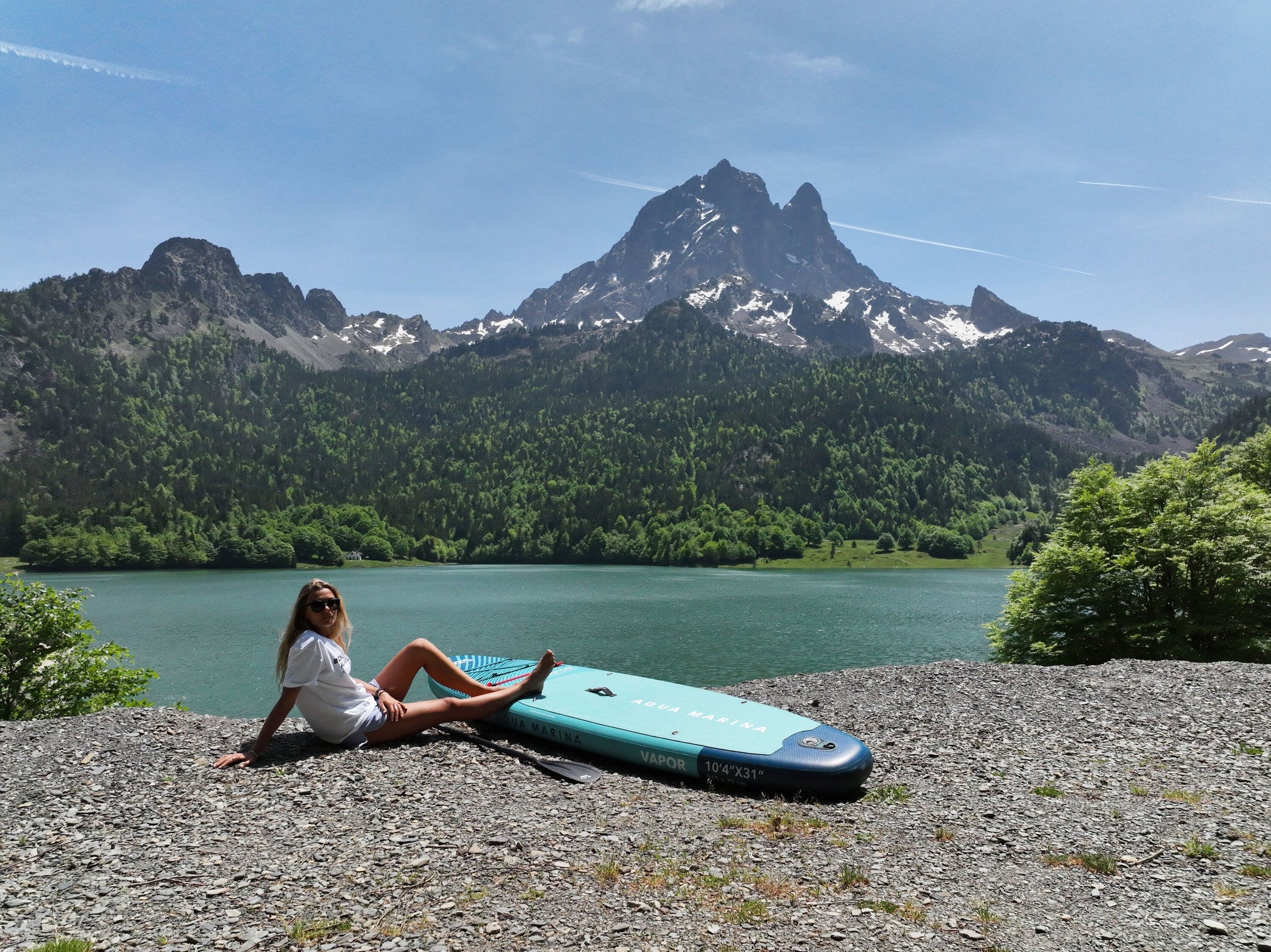 Aqua Marina Vapor 10'4" – Aqua Splash Edition: All-Around iSUP for Freedom and Versatility Aqua Marina