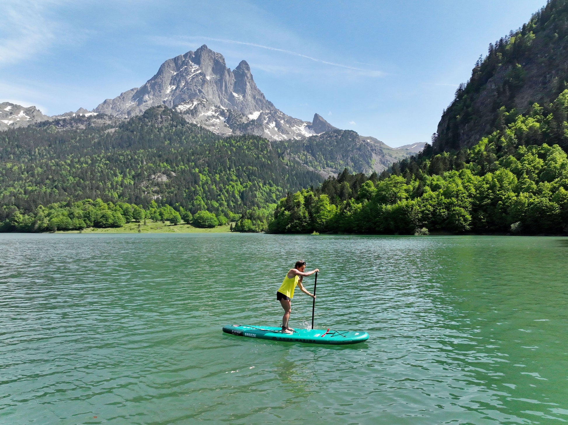 Aqua Marina Breeze 9'10" – Silver Tree Edition: The All-Around iSUP for Versatile Water Exploration Aqua Marina