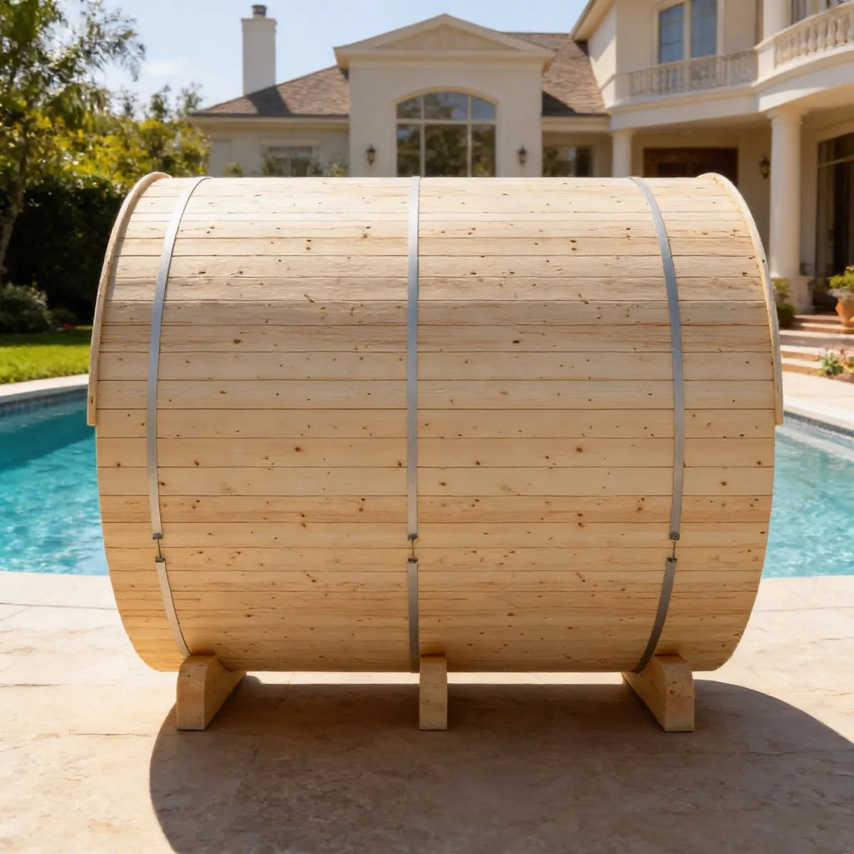 4-Person Outdoor Sauna Designed for Relaxation and Recovery